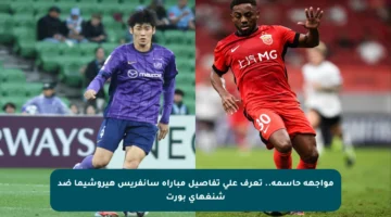 مواجهة حاسمة.. تعرف على تفاصيل مباراة سانفريس هيروشيما ضد شنغهاي بورت